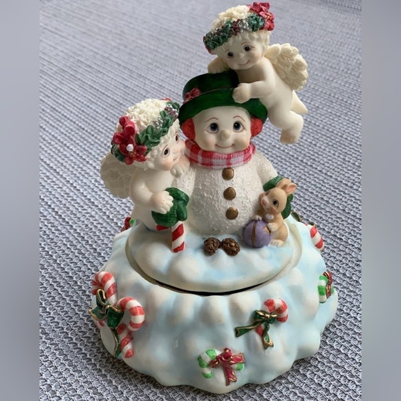 Beautiful 1999 Vintage Dreamsicles Frosty The Snowman Musical Spinning Decor ☃️ - Picture 7 of 15